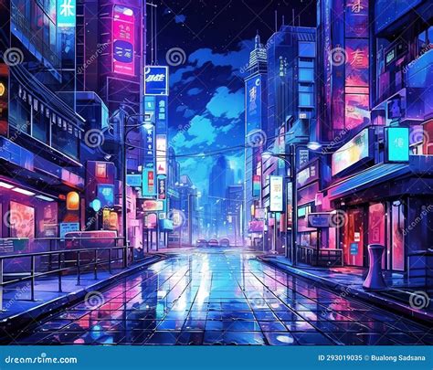 In the Night, the City of Tokyo Has a Style of Animation that is Similar To the One Used in the ...