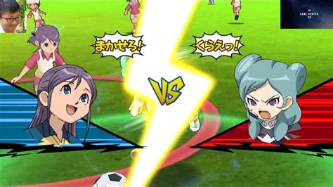 Inazuma Eleven Go Strikers 2013 xtreme オリジナルガールズチーム VS ガールズチーム Wii