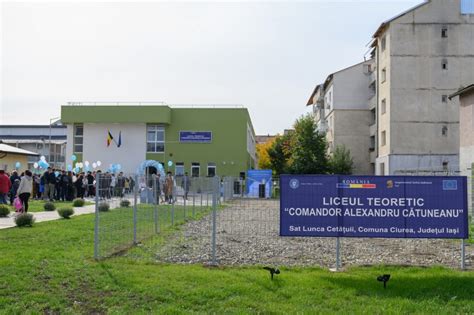 A Fost Inaugurat Liceul Teoretic Comandor Alexandru C Tuneanu Din