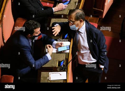 Ignazio La Russa Presidente Del Senato Hi Res Stock Photography And