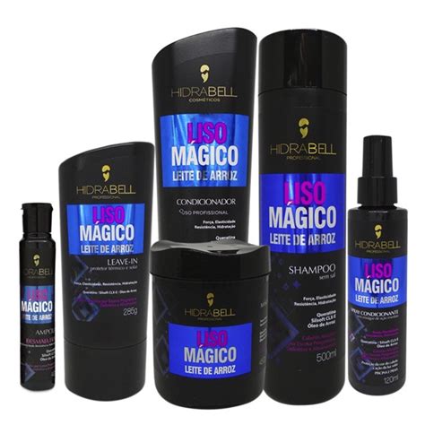 Kit Hidrabell By Lunna Hair Liso Mágico Shampoo Condicionador