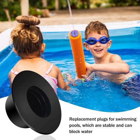 10 Pièces Plug Bouchon Piscine Filtre Bouchons Vidange pour Piscines