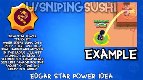 Edgar Star Power Idea Tangled Rbrawlstars