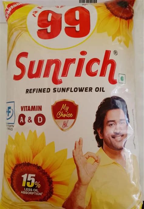 Sunrich Refined Sunflower Oil Gms Box At Piece Refined Pure