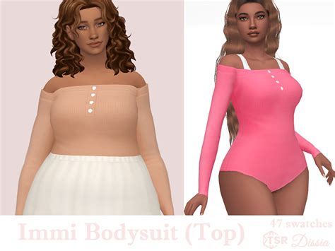 Dissia Immi Bodysuit Top 47 Swatches Base Game