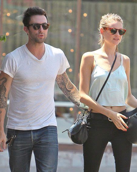 Adam Levine And His Wife Behati Prinsloo Get Covered In Blood Ok