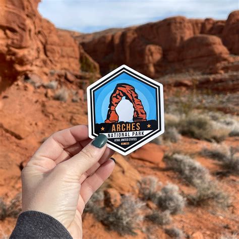 Arches National Park Sticker Vinyl Sticker Uv Resistant Decal Die Cut