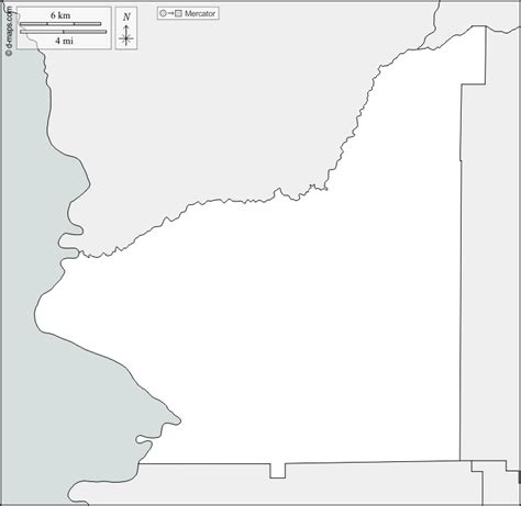 Condado De Chattahoochee Mapa Gratuito Mapa Mudo Gratuito Mapa En