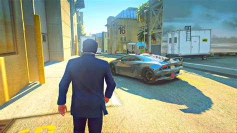 Gta 5 Real Life Graphics Mod Natural Vision Evolvedreshade Lamborghini