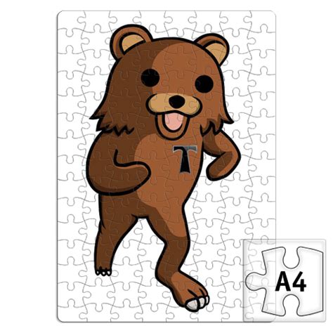 Пазл прямоугольник А4 вертикальный с Торпедобиром : torpedobear ...