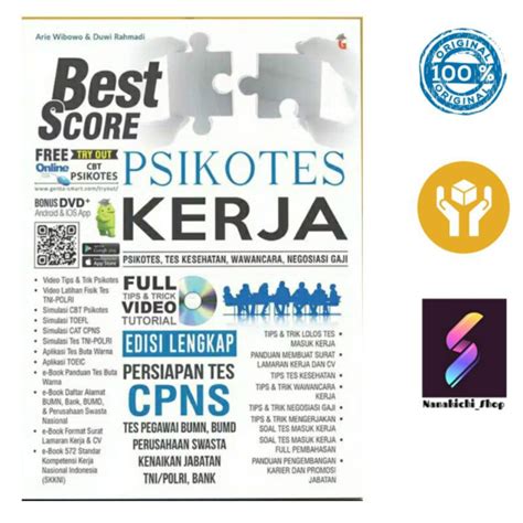 Jual Buku Psikotes Best Score Psikotes Kerja Shopee Indonesia