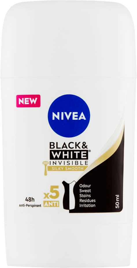 NIVEA Deo Stift Black White Invisible Silky Smooth 50 Ml Dm Hu