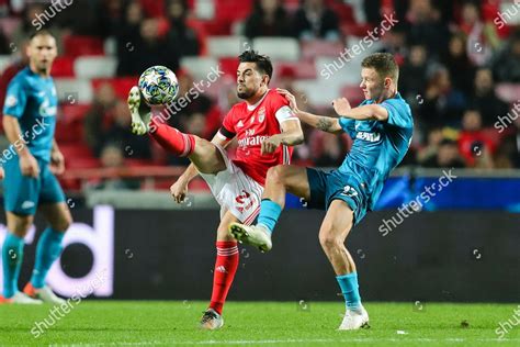 Benficas Pizzi L Fights Ball Zenits Editorial Stock Photo Stock Image