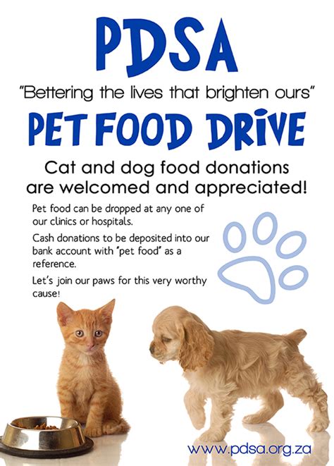 Pet Food Drive Pdsa