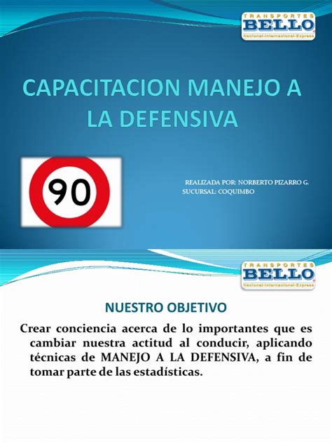 Capacitacion Manejo A La Defensiva Pdf Cinturón De Seguridad Violencia