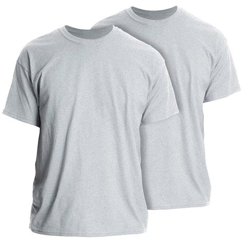 Gildan Men S G Ultra Cotton Adult T Shirt Pack Sport Grey