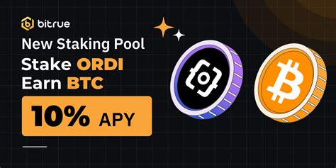 New Staking Pool Begins Enjoy And Earn Up To Apy For Ordi And Btc