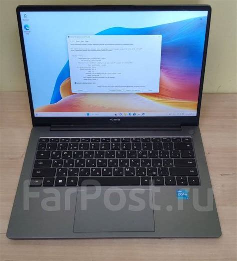 Ноутбук 14 Huawei MateBook D 14 MDF X i3 1215u 8 Гб DDR4 256 SSD