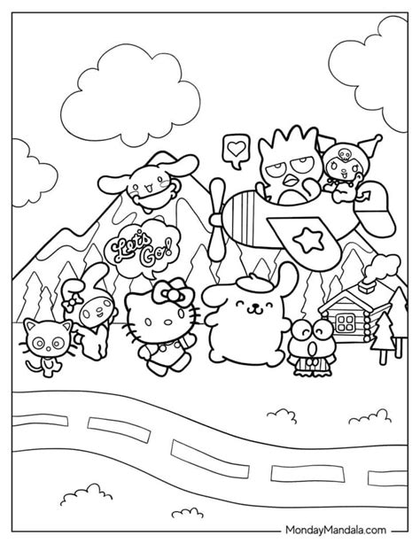 68 Hello Kitty Coloring Pages | Free PDF Printables