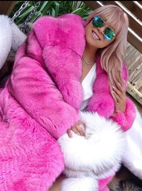 Fur Fashion Furs Daria Fur Coat Feminine Lifestyle Hot Pink Jackets