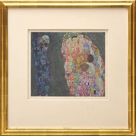 Der Tod Und Das Leben By Gustav Klimt Buy Art Online Rise Art