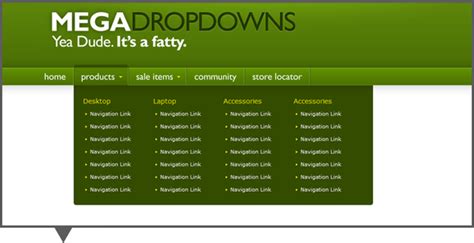 Creative Dropdown Menu Resources