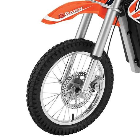 Razor MX650 Steel Electric Dirt Rocket Kids Moto Bike, Orange + Helmet ...