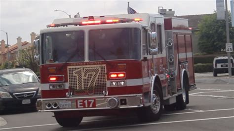 OCFA Engine 17 Responding YouTube