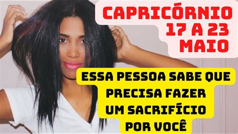 Capric Rnio Essa Pessoa Sabe Que Precisa Fazer Um Sacrif Cio Por