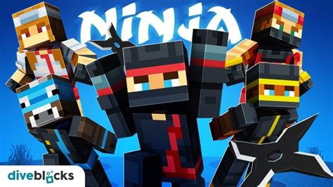 Ninja by Diveblocks (Minecraft Skin Pack) - Minecraft Marketplace (via bedrockexplorer.com)