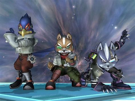 Fox Falco And Wolf Super Smash Bros Brawl Super Mario Bros Star Fox