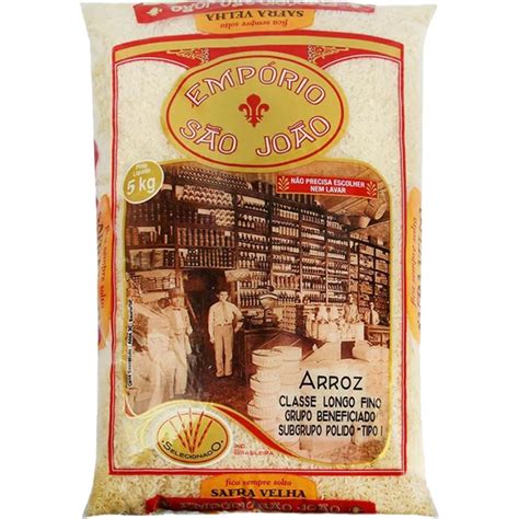 Arroz Empório São João 5Kg Tipo 1 Kuroda Atacarejo em Socorro