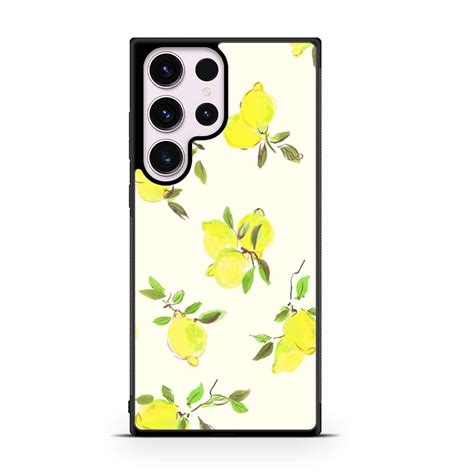 Kate Spade New York Lemon Pattern Samsung Galaxy S23 S23 S23 Ultra S23 Fe Case Merchprintz