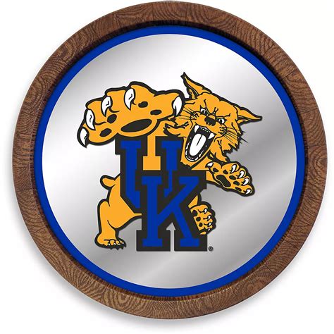 The Fan-Brand University of Kentucky Mascot Faux Barrel Top Mirrored ...