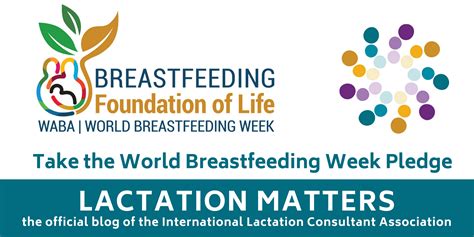 Take The World Breastfeeding Week Pledge Lactation Matters