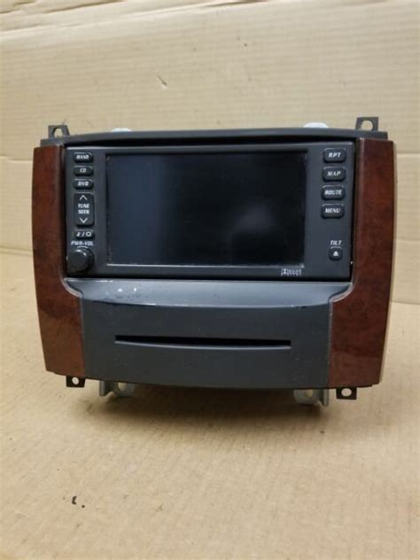 04 06 Cadillac Srx Radio Receiver Navigation Unit 6 Cd Dvd Player