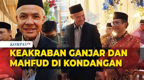 Keakraban Ganjar Dan Mahfud Di Pernikahan Keponakan Said Aqil YouTube