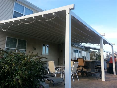 Residential Waterproof Retractable Patio Awning - Traditional - Patio ...