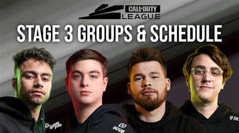 CDL Stage 3 Groups Match Schedule Announced FaZe OpTic NYSL In