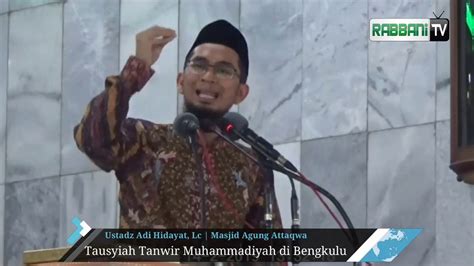 Tabligh Akbar Ustadz Adi Hidayat Lc MA Di Bengkulu Masjid Agung At