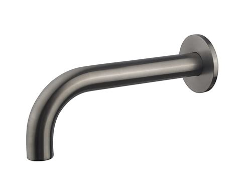 Wiesbaden Caral Inbouw Baduitloop 20 Cm Gun Metal