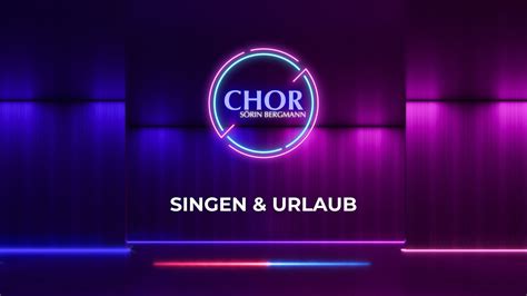 SINGEN URLAUB Singen macht glücklich Alles rund um den groovigen