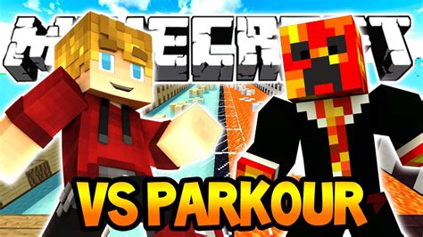 Minecraft Lachlan Vs Preston Parkour Lava And Water Parkour Youtube