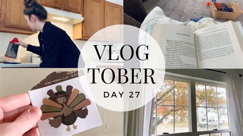 Vlogtober 2022 Day 27 Rainy Cozy Fall Day At Home Fall Crafts