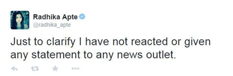 Radhika Apte S Reaction To Her Nude Video Leak Is Badass MissMalini