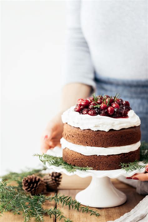 Gluten Free Gingerbread Cake With Cranberries Foolproof Living