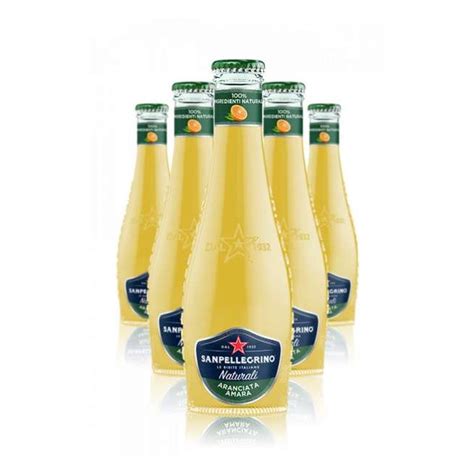 ARANCIATA AMARA 100 NATURALE SAN PELLEGRINO BOTTIGLIA X 24 PZ CL 20