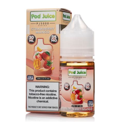 Strawberry Mango By Pod Juice 55 PJ 5000 Series VAPE IO