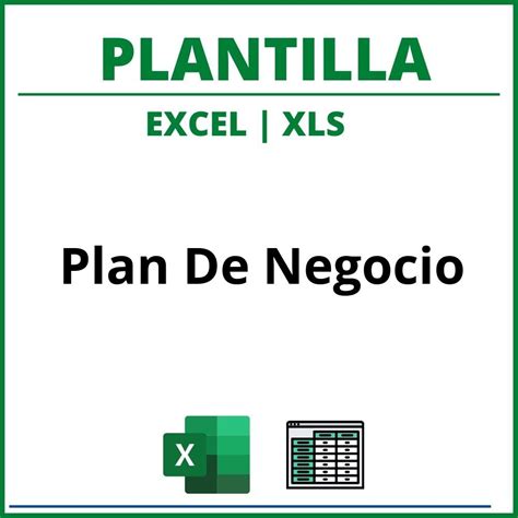 Plan De Negocio Plantilla Excel Image To U