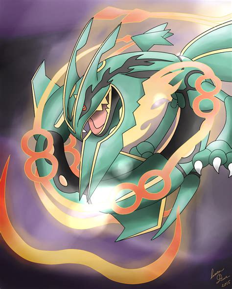 Mega Rayquaza Sky High By Godzilla1030 On Deviantart